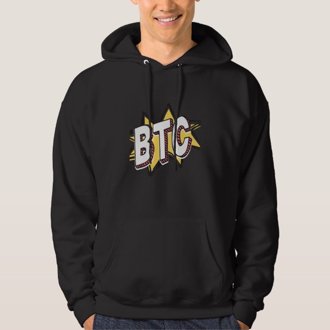 Bitcoin Guld för Bitcoiner Crypto Miner 2 Hoodie (Framsida)
