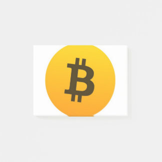 Bitcoin guldgruva post-it block