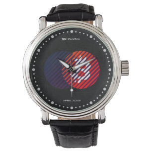 Bitcoin Halvering 2028 (stil: 2 / Miami) Armbandsur