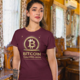BITCOIN HALVING 2024 Crypto Digital Currency T Shirt