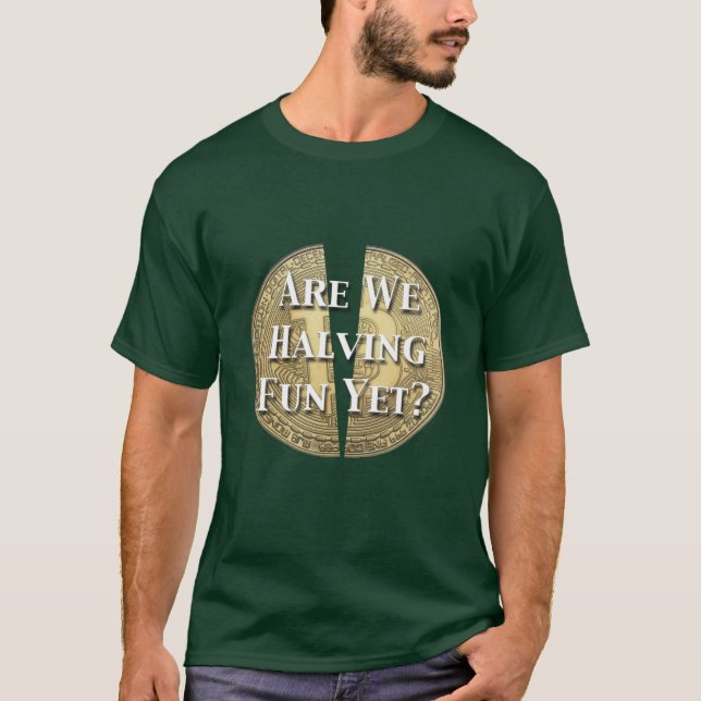 Bitcoin Halving-händelse T Shirt (Framsida)