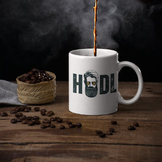 Bitcoin HODL Kaffemugg