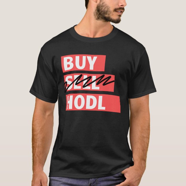Bitcoin Hodl T Shirt (Framsida)