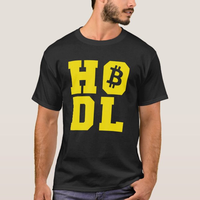 Bitcoin Hodl T Shirt (Framsida)