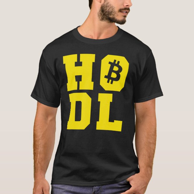 Bitcoin Hodl T Shirt (Framsida)