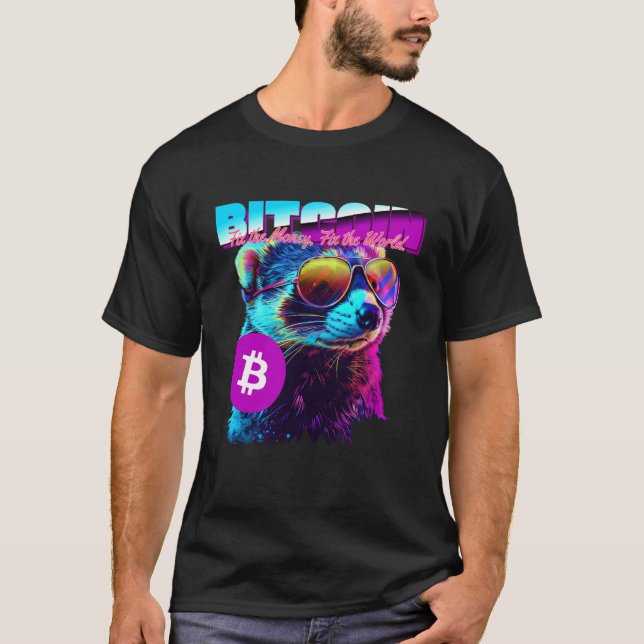 Bitcoin Iller (Rolig BTC-deklaration & Grafik) T Shirt (Framsida)