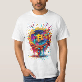 Bitcoin illustration t shirt