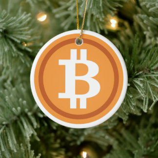 Bitcoin Julgran Ornament Crypto Helgdag