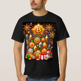 Bitcoin Julgran T Shirt