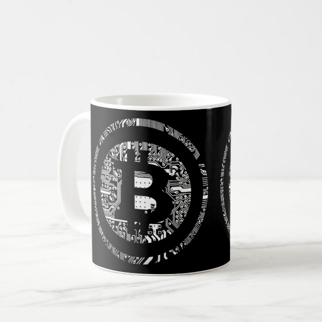 Bitcoin Kaffemugg (Framsida vänster)