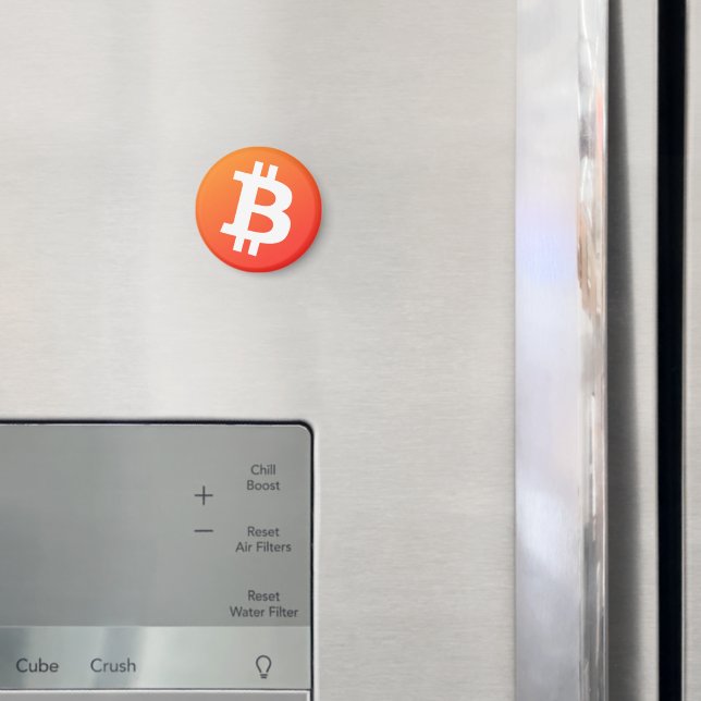 Bitcoin (Klassisk Orange) Magnet (In Situ (Fridge))