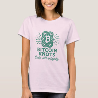 Bitcoin Knots T-Shirt - "Code with Integrity" Knot