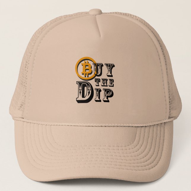 Bitcoin Köp Dippen Keps (Framsida)