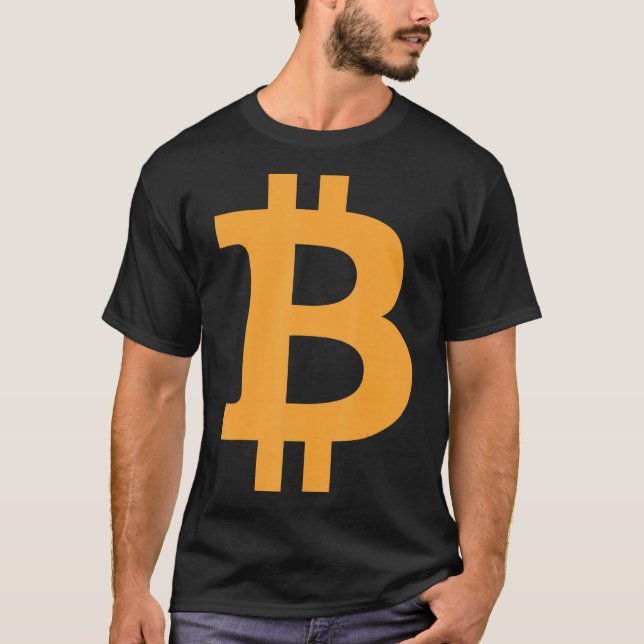 Bitcoin Krypto 1 T Shirt (Framsida)
