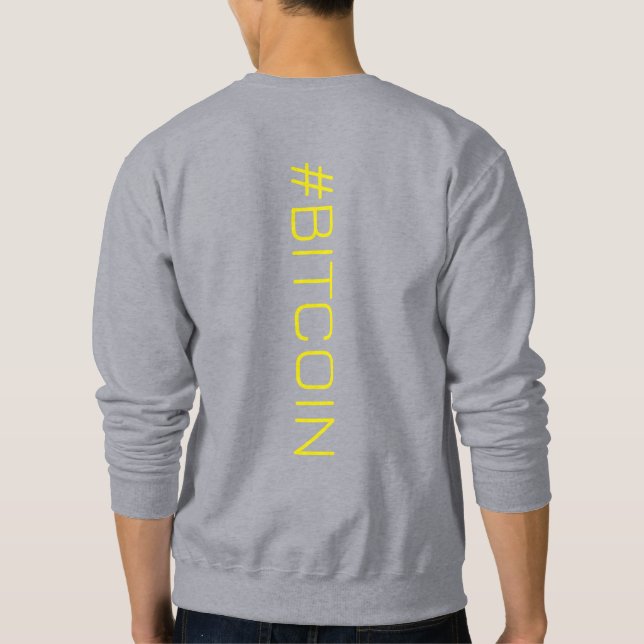 #BITCOIN LÅNG ÄRMAD TRÖJA (Baksida)