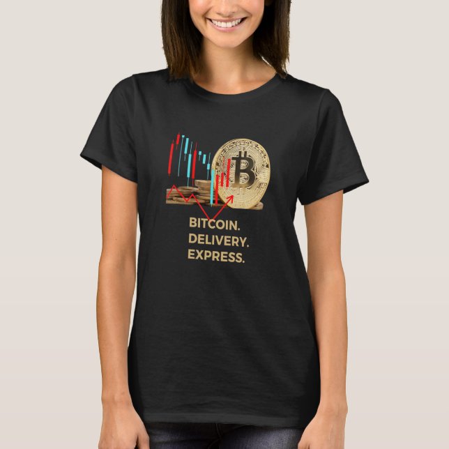BITCOIN-LEVERANTÖREN EXPRESS T SHIRT (Framsida)
