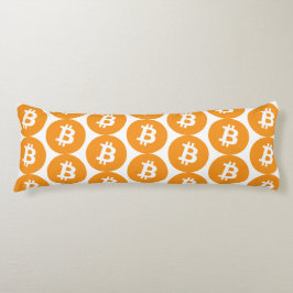 Bitcoin Logotyp Body Pillow Kroppskudde
