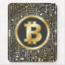 Bitcoin Logotyp Crypto Circuit Board Cryptocurrenc