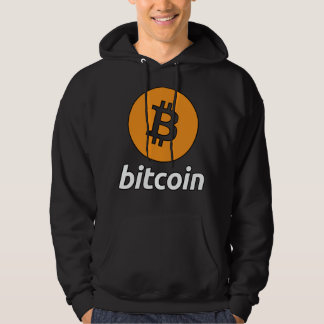 Bitcoin Logotyp Cryptocurrency BTC Hoodie