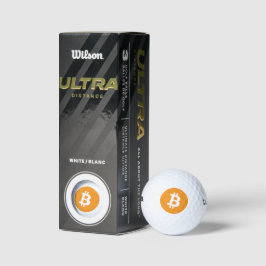 Bitcoin Logotyp Golf Bollar