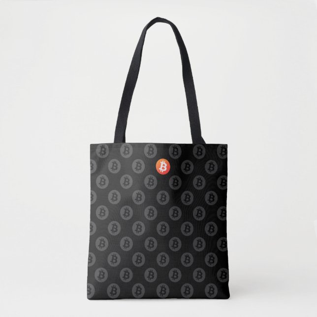 Bitcoin-logotyp (Klassisk - Stil 2) Tygkasse (Framsida)