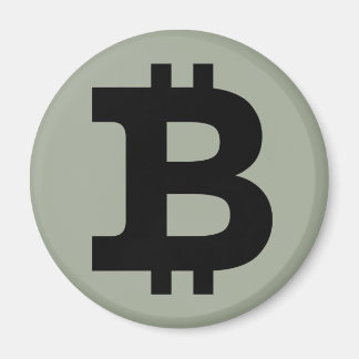 Bitcoin logotyp magnet