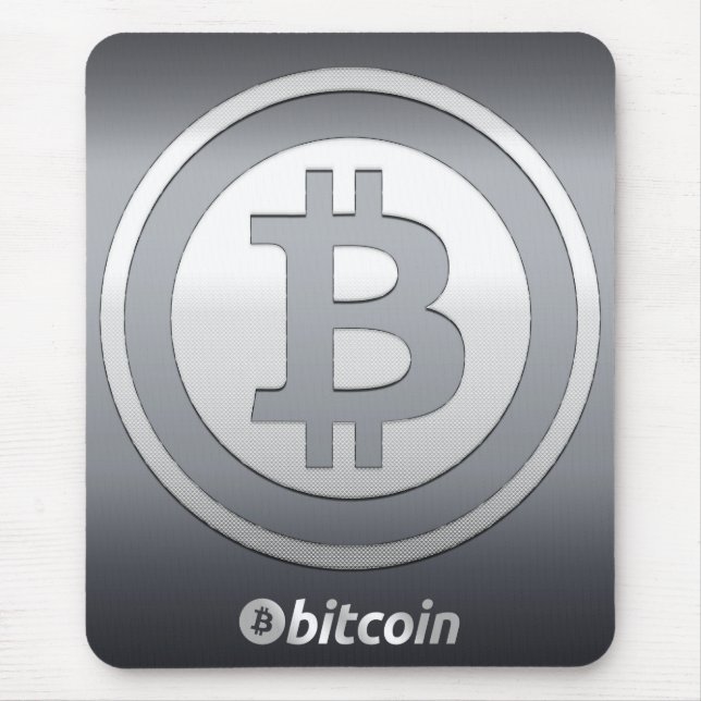 Bitcoin logotyp musmatta (Framsidan)