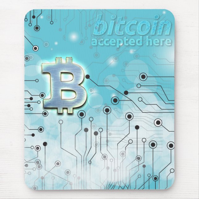 Bitcoin logotyp musmatta (Framsidan)