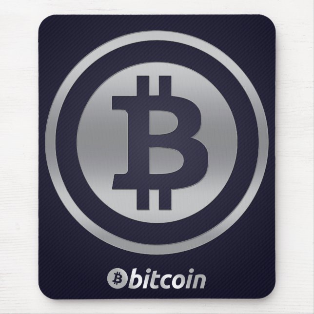 Bitcoin logotyp musmatta (Framsidan)