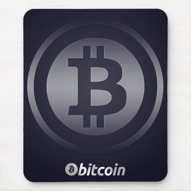 Bitcoin logotyp musmatta (Framsidan)