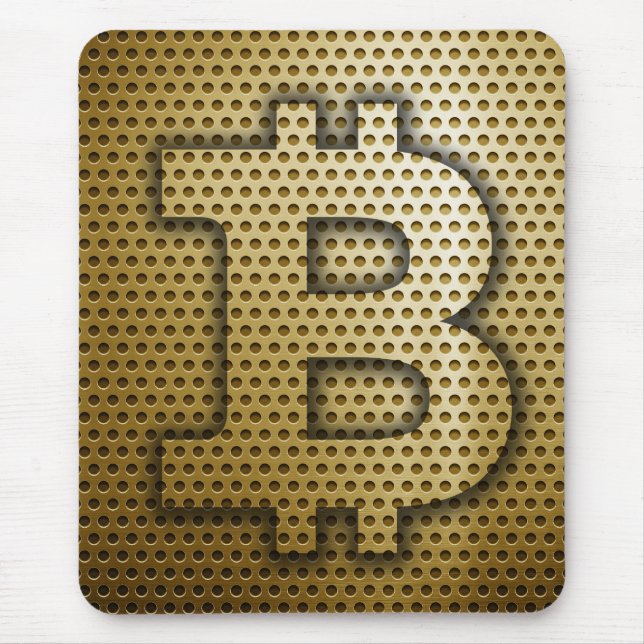Bitcoin logotyp musmatta (Framsidan)