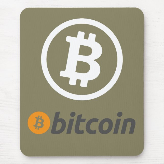 Bitcoin logotyp musmatta (Framsidan)