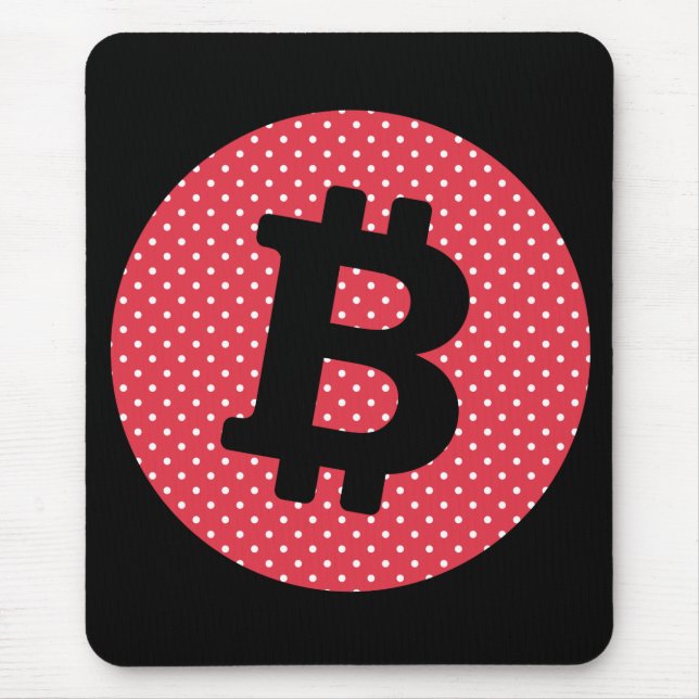 Bitcoin logotyp musmatta (Framsidan)