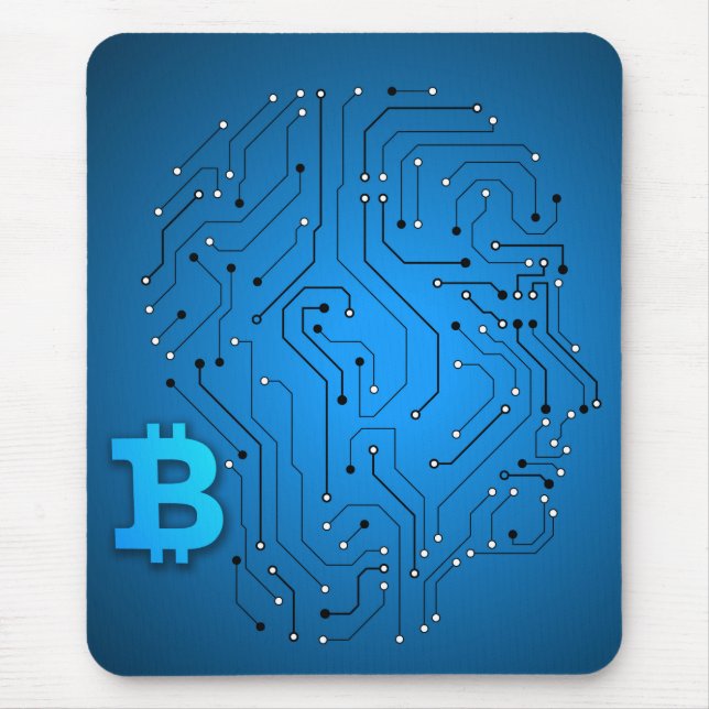 Bitcoin logotyp musmatta (Framsidan)