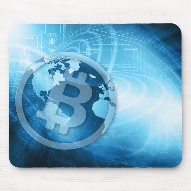 Bitcoin logotyp musmatta (Framsidan)