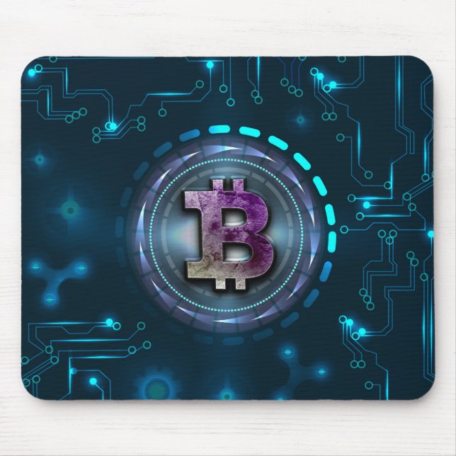 Bitcoin logotyp musmatta (Framsidan)