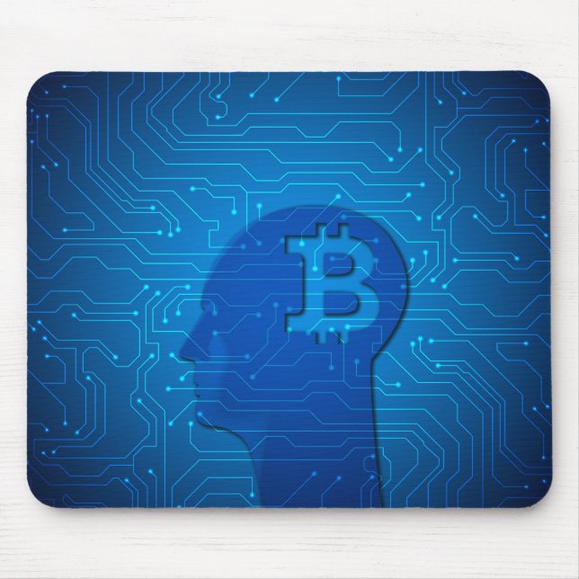 Bitcoin logotyp musmatta (Framsidan)