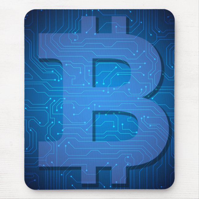 Bitcoin logotyp musmatta (Framsidan)