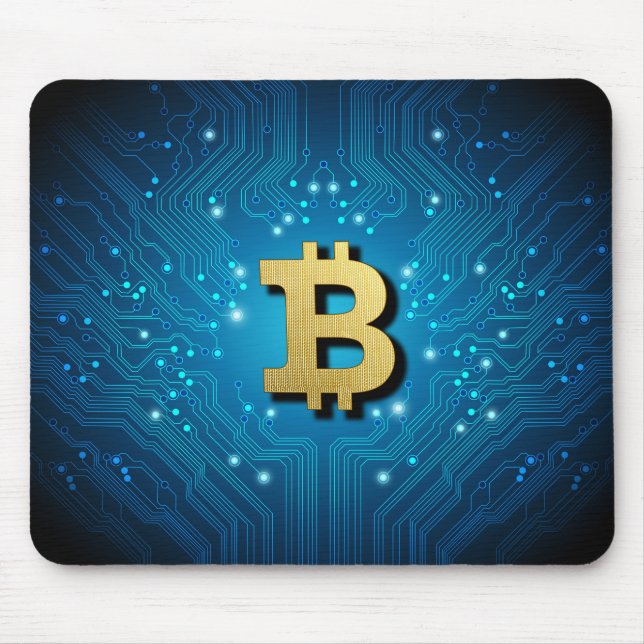 Bitcoin logotyp musmatta (Framsidan)