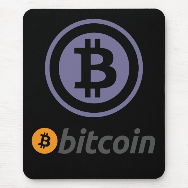 Bitcoin logotyp musmatta (Framsidan)