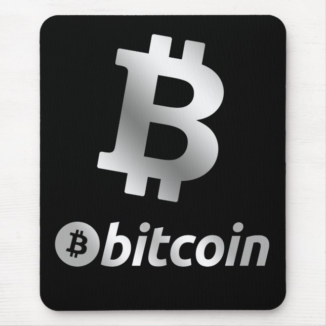 Bitcoin logotyp musmatta (Framsidan)