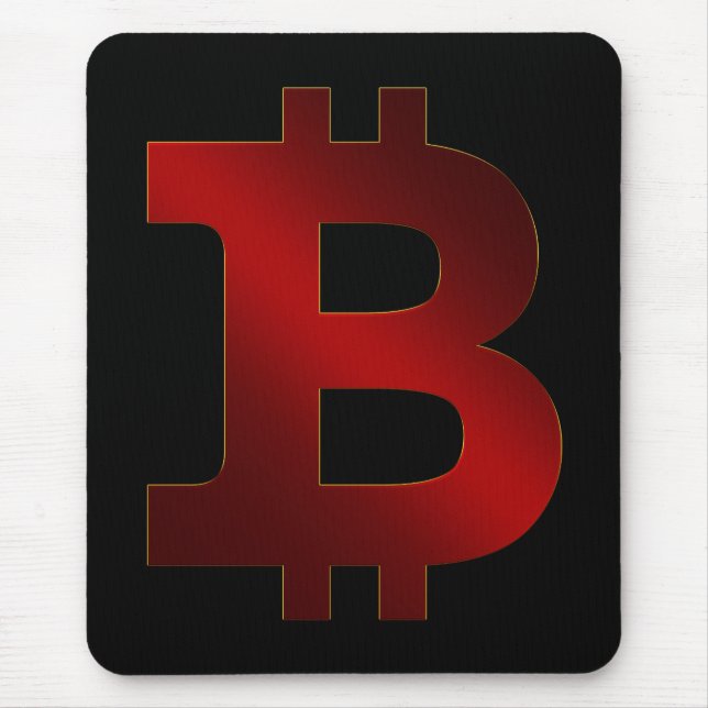 Bitcoin logotyp musmatta (Framsidan)