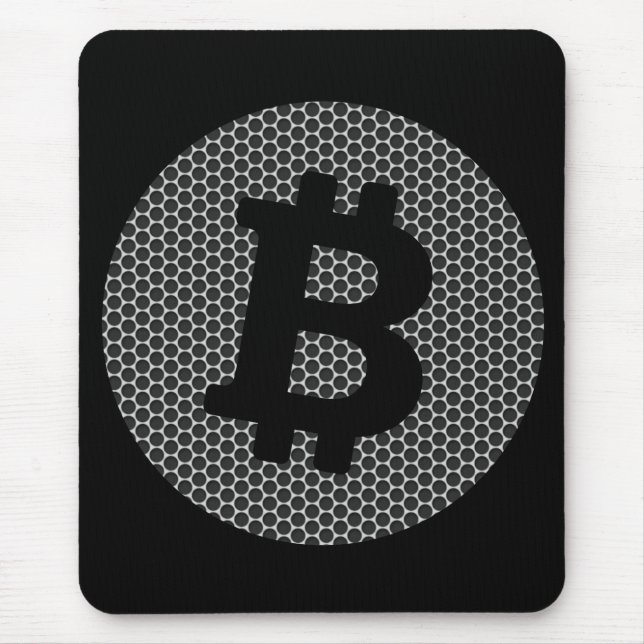 Bitcoin logotyp musmatta (Framsidan)