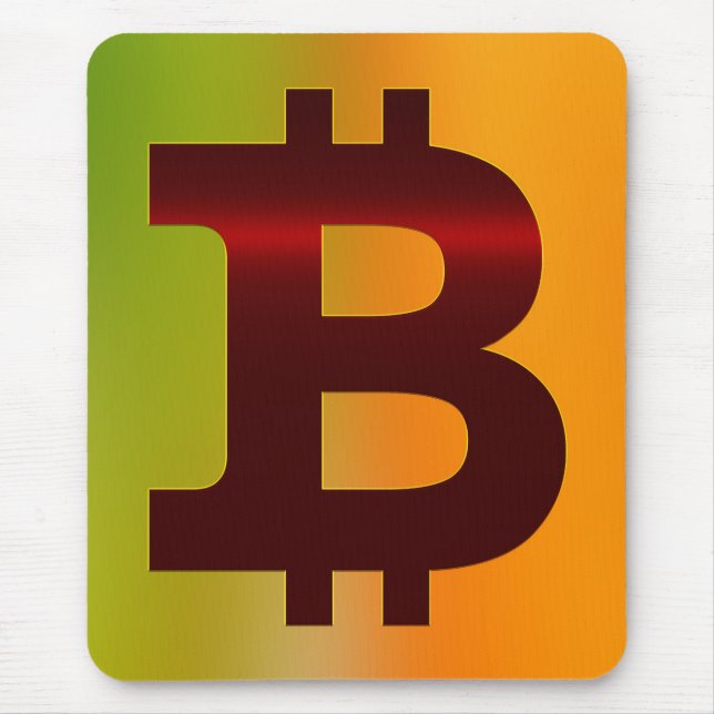 Bitcoin logotyp musmatta (Framsidan)