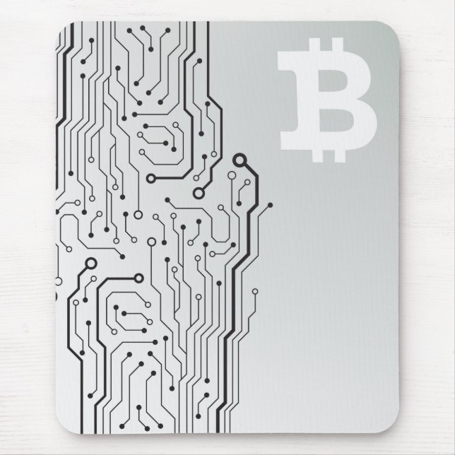 Bitcoin logotyp musmatta (Framsidan)