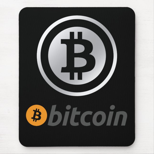 Bitcoin logotyp musmatta (Framsidan)