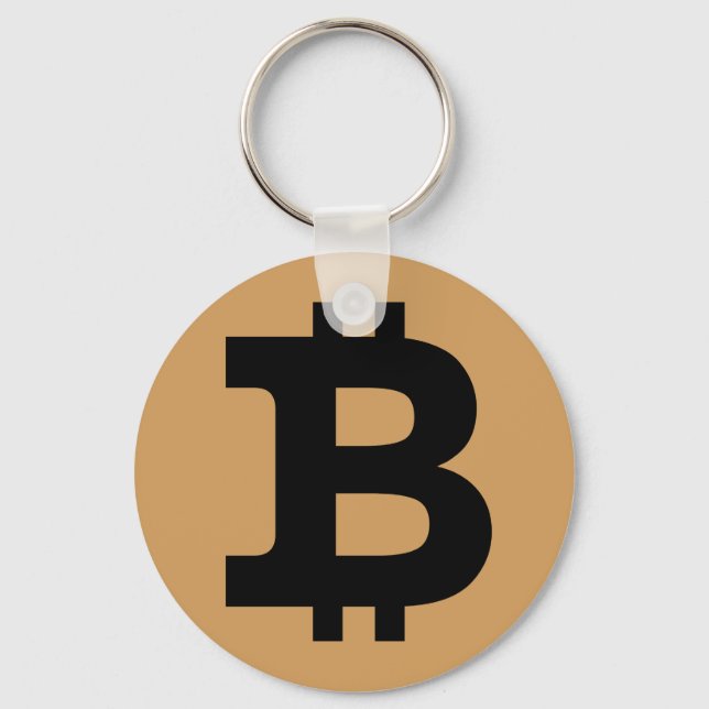 Bitcoin logotyp nyckelring (Framsida)