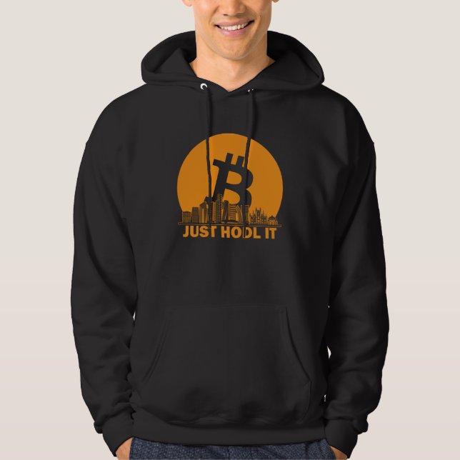 Bitcoin Milan Skyline  Milan Bitcoin Maximalist Hoodie (Framsida)