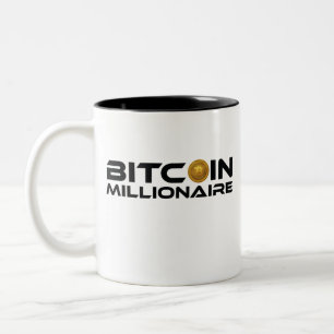 Bitcoin Millionaire Crypto Etherum Investor Två-Tonad Mugg