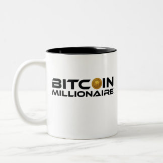 Bitcoin Millionaire Crypto Etherum Investor Två-Tonad Mugg